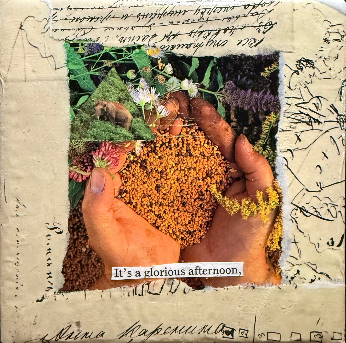Collaged Coasters