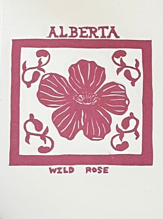 Alberta Linocut Print